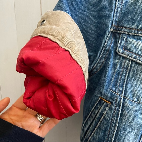 Vintage baby Gap jean jacket Sherpa lined Toddler size 3 - Picture 10 of 13